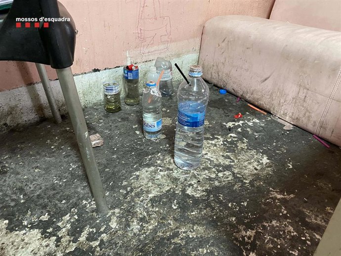 Narcopiso donde se vendía la droga en Barcelona