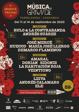 Cartel de Música en Grande 2020