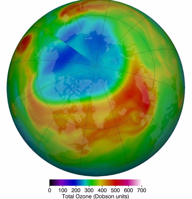 Agotamiento de ozono en el Ártico