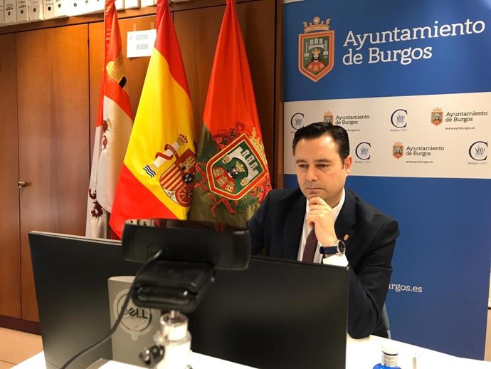 Daniel de la Rosa, alcalde de Burgos.