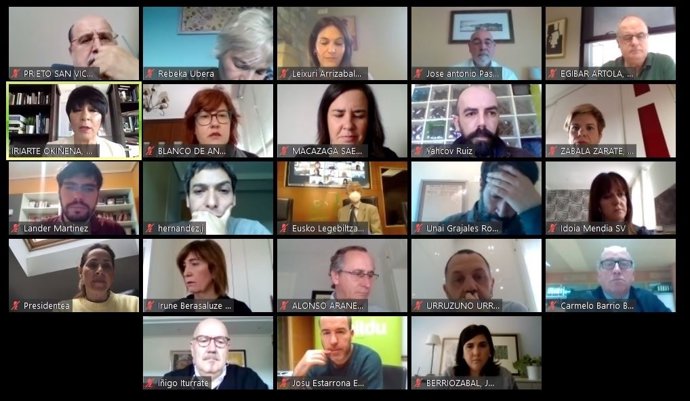 Reunión de la Diputación Permanente del Parlamento Vasco