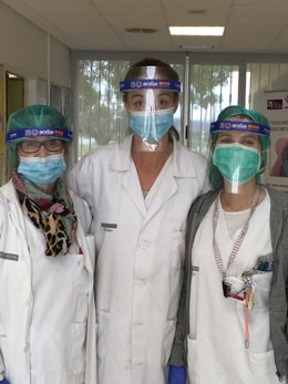 Donación de viseras