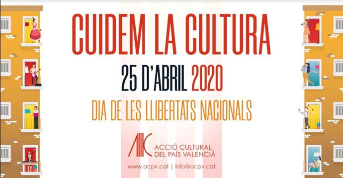 ACPV CONVOCA UN 25 De abril MIEDO LA CULTURA