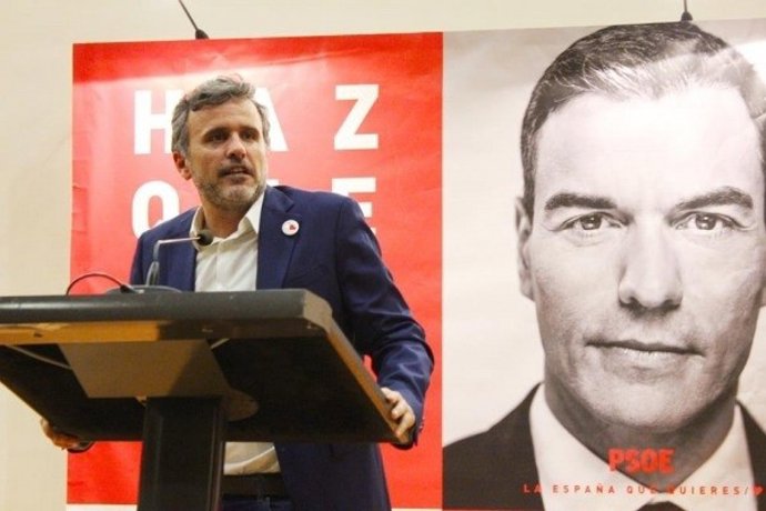 El diputado socialista por Málaga y secretario de Movimientos Sociales de la Comisión Ejecutiva Federal del PSOE, Ignacio López, en una imagen de archivo