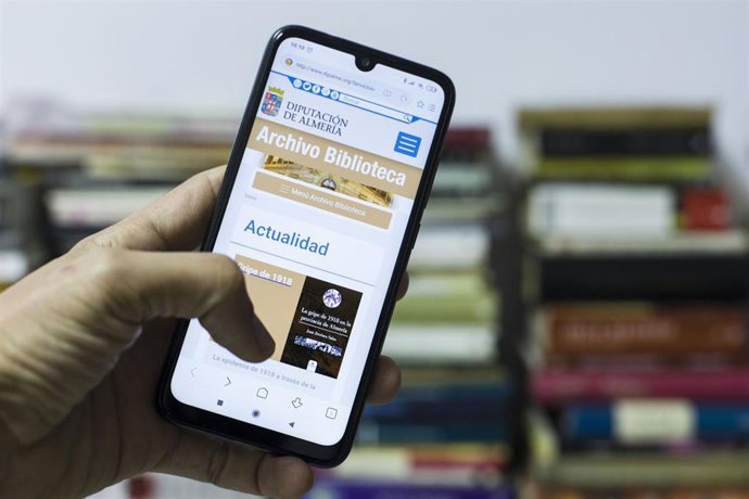 Web de la Diputación Provincial en aplicación móvil