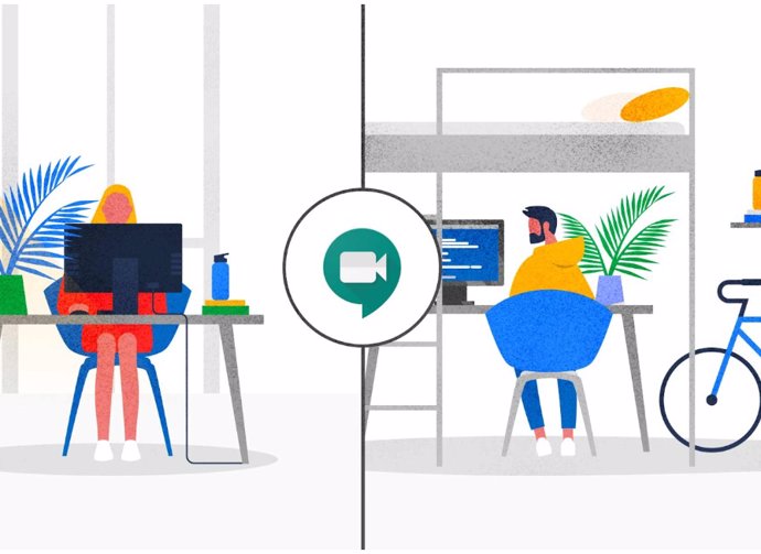 Google Meet mejora su servicio con la integración en Gmail y una vista en galerí