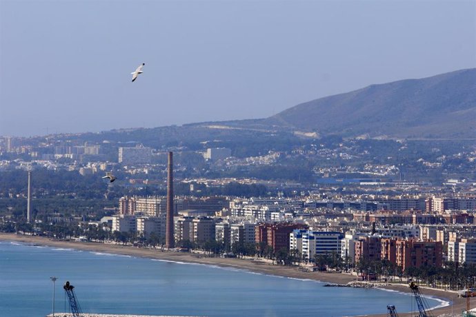 Vistas de Málaga en una imagen de archivo 
