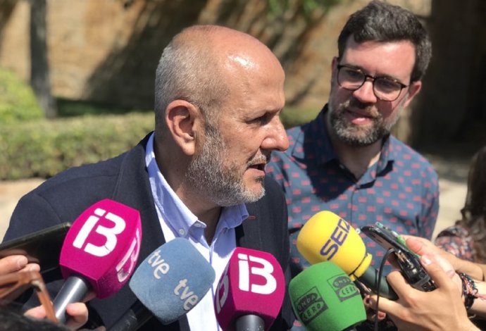 El portavoz de MÉS per Mallorca en el Parlament, Miquel Ensenyat.