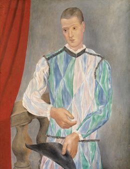 Pablo Picasso (1881-1973) Arlequin (Leonide Massine), 1917.