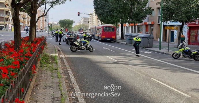 Un dispositivo de la Policía Local de Sevilla