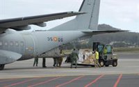 Un avión militar lleva este viernes material sanitario a Palma
