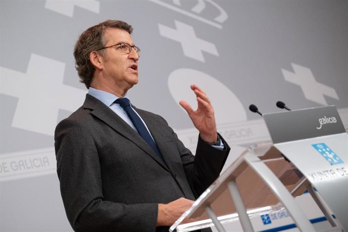 El titular del Gobierno gallego en la rueda prensa posterior al Consello da Xunta