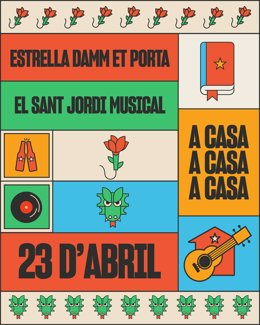 Coronavirus.- La fiesta de Estrella Damm por Sant Jordi será virtual en su octav