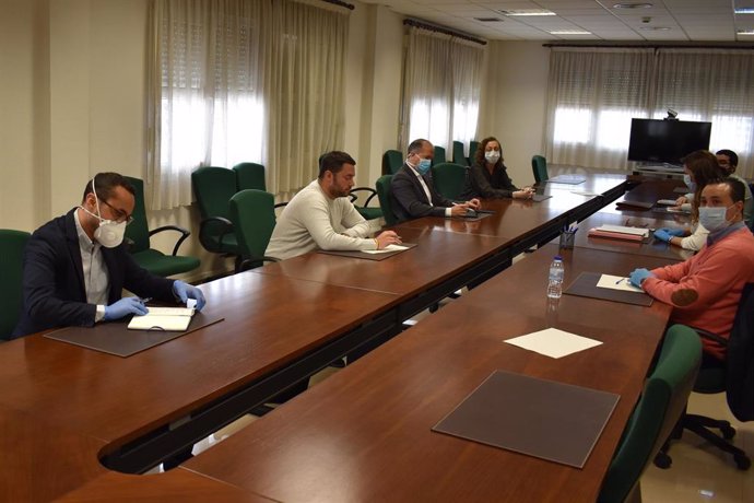 Reunión para la creación del Comité de Desescalada del covid-19 en Melilla