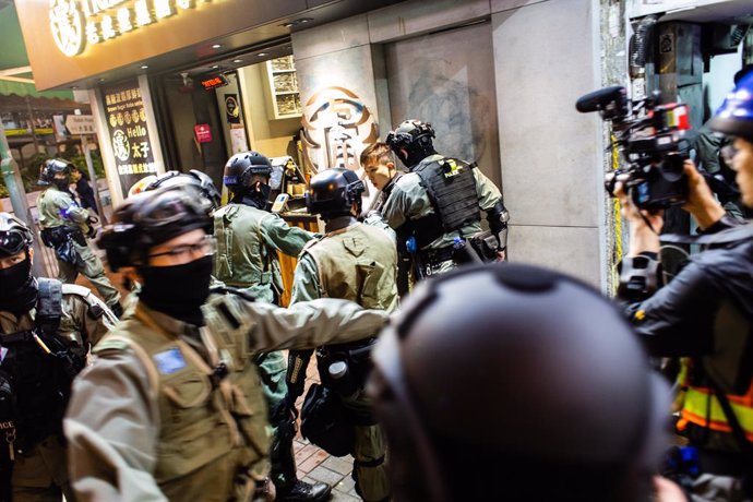 China.- La Policía de Hong Kong detiene al magnate Jimmy Lai y a varios exdiputa