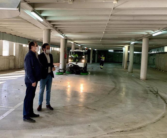 El Ayuntamiento de Monzón cede al centro de salud una zona de una parking público para hacer test rápidos