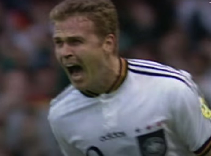 Oliver Bierhoff, héroe de la Eurocopa'96