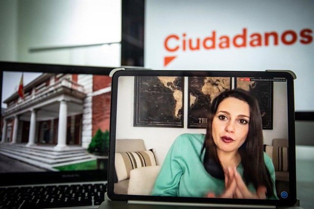 La presidenta de Ciudadanos y portavoz en el Congreso de los Diputados, Inés Arrimadas