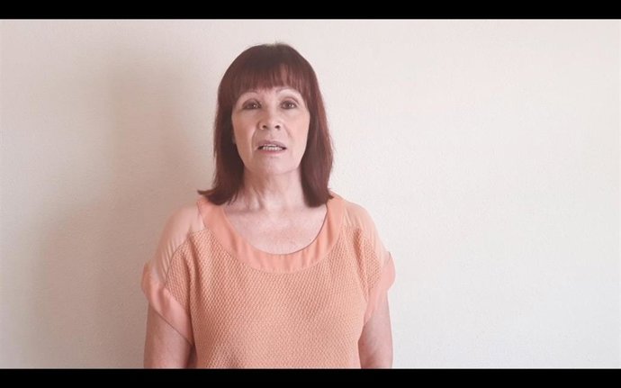 Micaela Navarro en el vídeo remitido a los medios este sábado