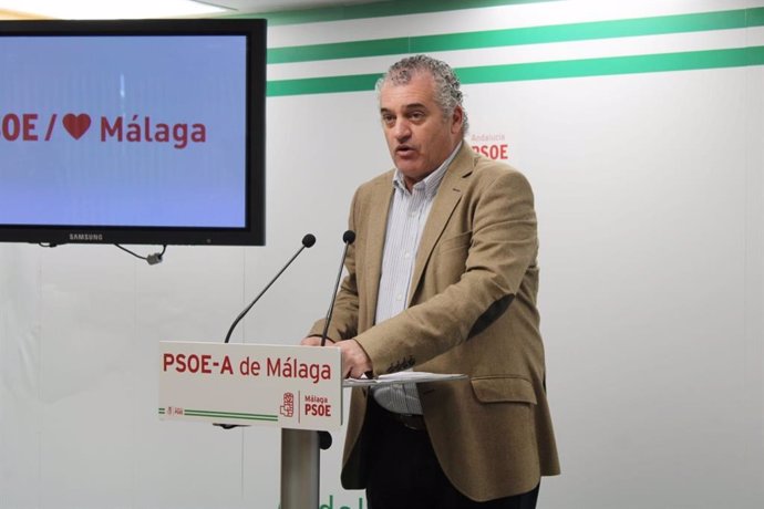 El parlamentario andaluz del PSOE por Málaga y coordinador del gabinete parlamentario malagueño, Javier Carnero.