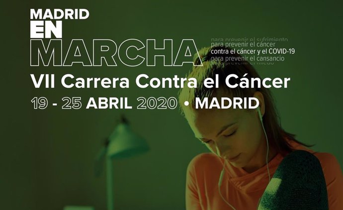 Cartel de la VII edición de la carrera 'Madrid en marcha contra el cáncer'.