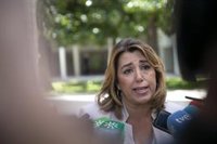Susana Díaz rechaza "excusas partidistas" como el no de la "derecha" a los eurobonos: "El patriotismo se demuestra"