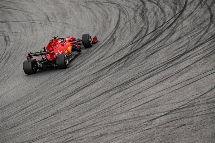 Charles Leclerc (Ferrari), en una carrera de Fórmula 1.