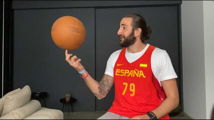 El internacional español de baloncesto Ricky Rubio