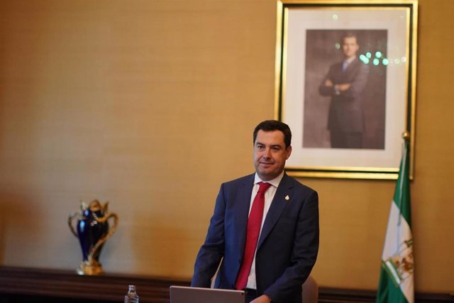 El presidente de la Junta de Andalucía, Juanma Moreno, en una imagen de archivo