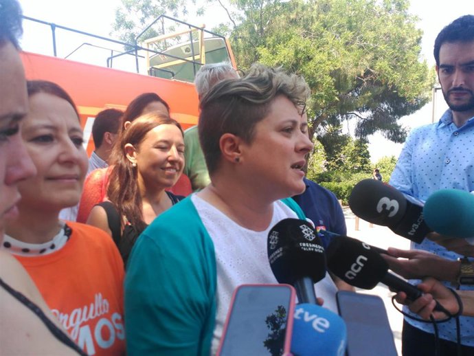 La diputada de Cs en el Parlament Noemí de la Calle .