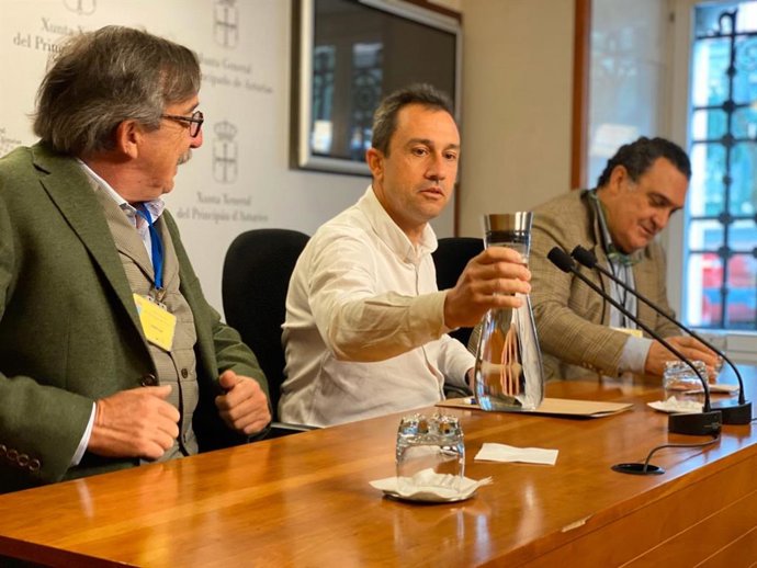 Ovidio Zapico durante una rueda de prensa.