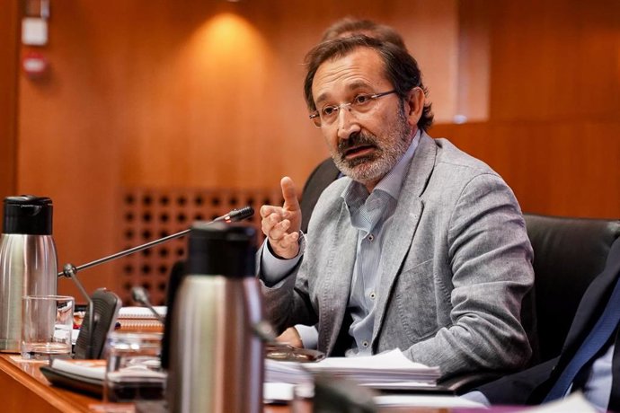 El portavoz de Ciudadanos de Hacienda y Economía en las Cortes de Aragón, José Luis Saz