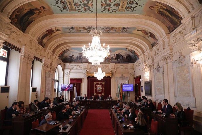 Pleno extraordinario sobre presupuestos del Ayuntamiento de Málaga