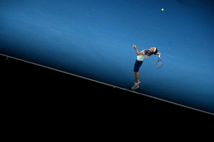 El tenista alemán Alexander Zverev, durante un partido.