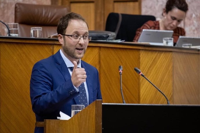 El Diputado Autonómico del Partido Popular de Jaén y portavoz de Empleo del grupo parlamentario popular, Erik Domínguez.