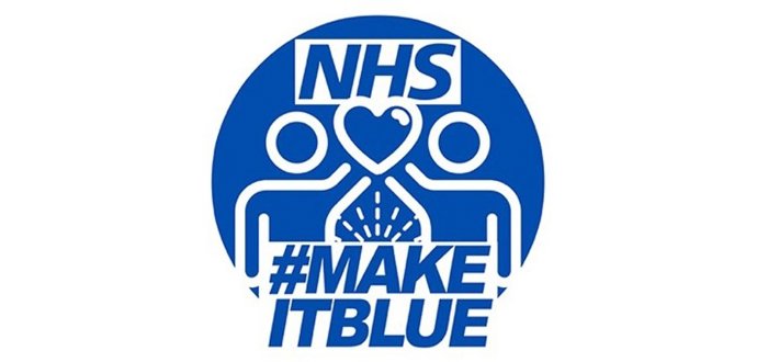 Logo de la campaña '#Makeitblue'