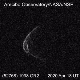 El asteroide del 29 de abril se acerca a la Tierra con mascarilla
