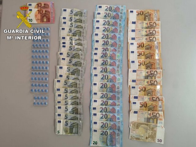 Imagen de archivo de un decomiso anterior de pastillas de viagra