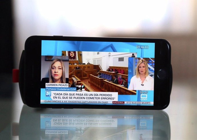 La portavoz de Cs, Carmen Picazo, entrevistada en CMM