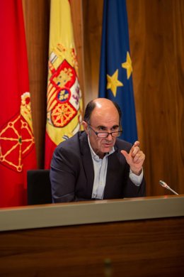 El consejero de Desarrollo Económico del Gobierno de Navarra, Manu Ayerdi.