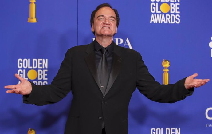 Quentin Tarantino en la gala de los Globos de Oro