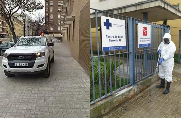 Desinfección en centros de salud