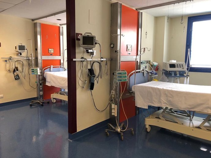 Area de cuidados críticos del Hospital de Laredo