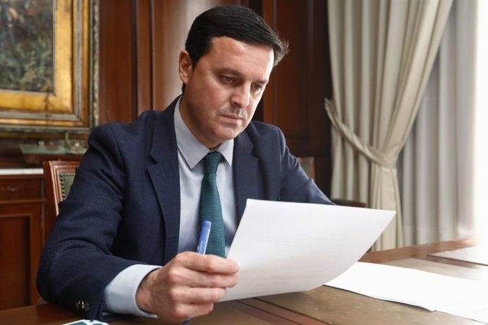 El presidente de la Diputación Provincial, Javier Aureliano García