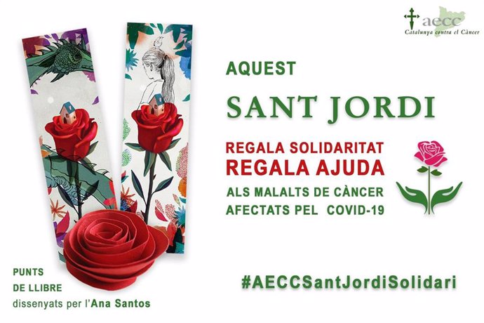 Coronavirus.- La Asociación Contra el Cáncer celebrará Sant Jordi con rosas virtuales solidarias