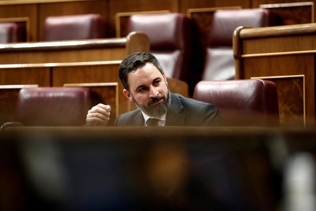 El líder de Vox, Santiago Abascal.