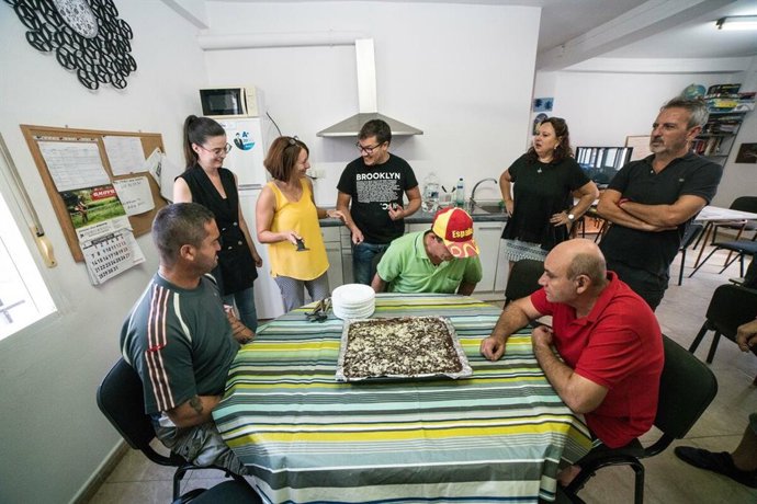 Un taller de salud mental en una imagen de archivo