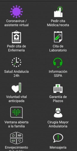 Captura de pantalla de la aplicación de Salud Responde