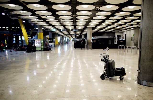 Equipaje en la Terminal 4 del Aeropuerto Adolfo Suárez Madrid-Barajas 