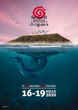 Cartel del Festival de Ortigueira de 2020